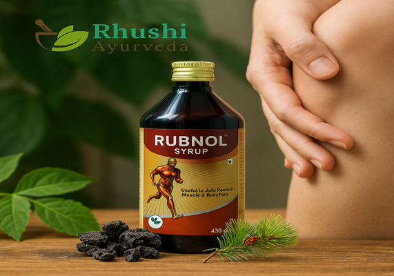 Rubnol Ayurvedic Syrup: Natural Ayurvedic Relief for Muscle, Gout and Joint Pain