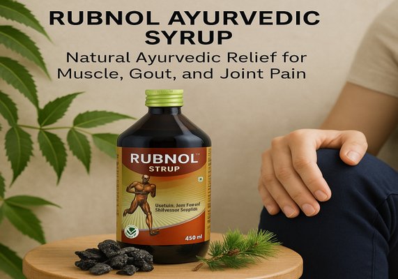 Rubnol Ayurvedic Syrup: Natural Ayurvedic Relief for Muscle, Gout and Joint Pain