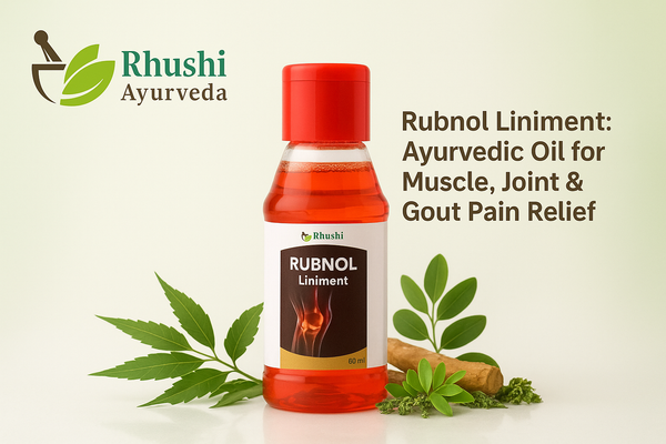 Rubnol Liniment: Ayurvedic Oil for Muscle, Joint & Gout Pain Relief