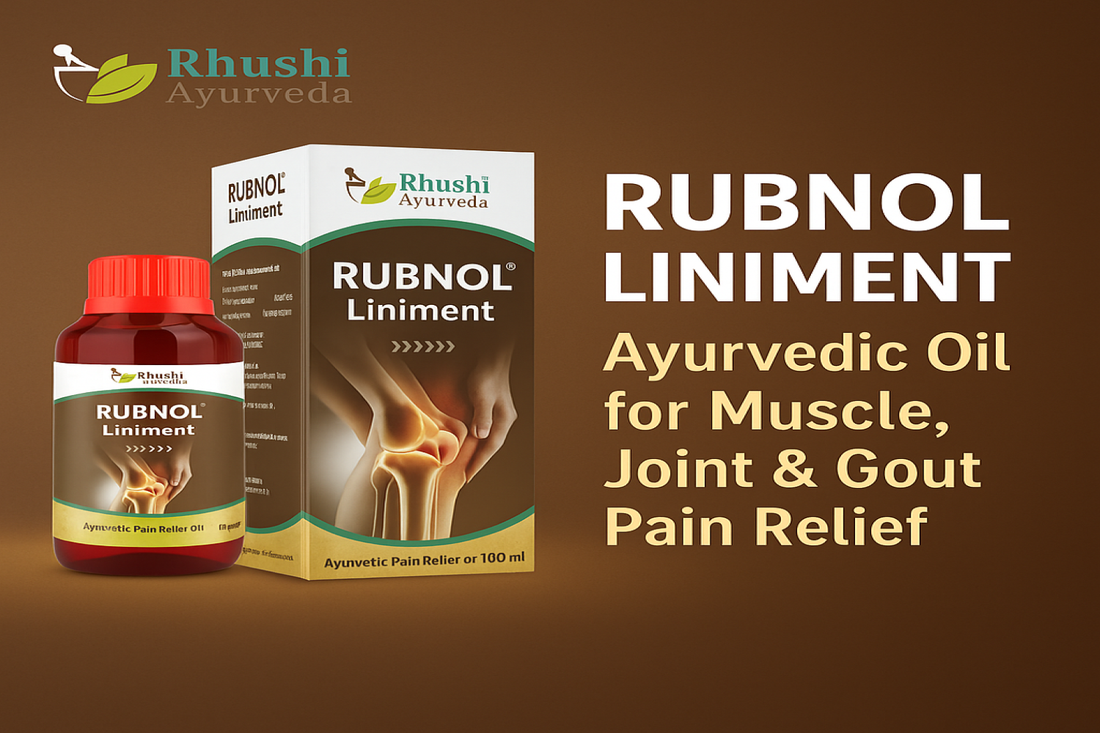 Rubnol Liniment: Ayurvedic Oil for Muscle, Joint & Gout Pain Relief