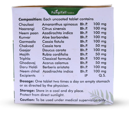 Fungifall Tablets (1*10)(For Skin Care).