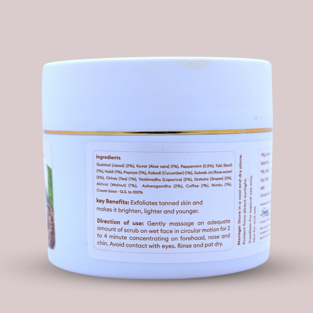 Herbal D-Tan Scrub 200gm(For Skin Care).