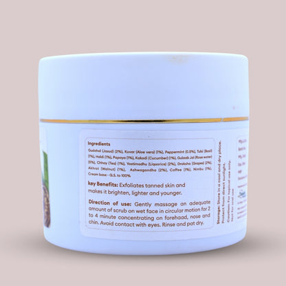 Herbal D-Tan Scrub 200gm(For Skin Care).
