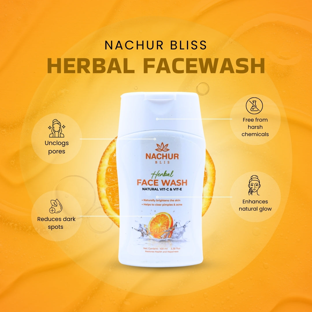 Nachur Blis Herbal Face Wash (For Skin Care).