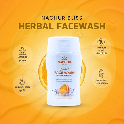 Nachur Blis Herbal Face Wash (For Skin Care).