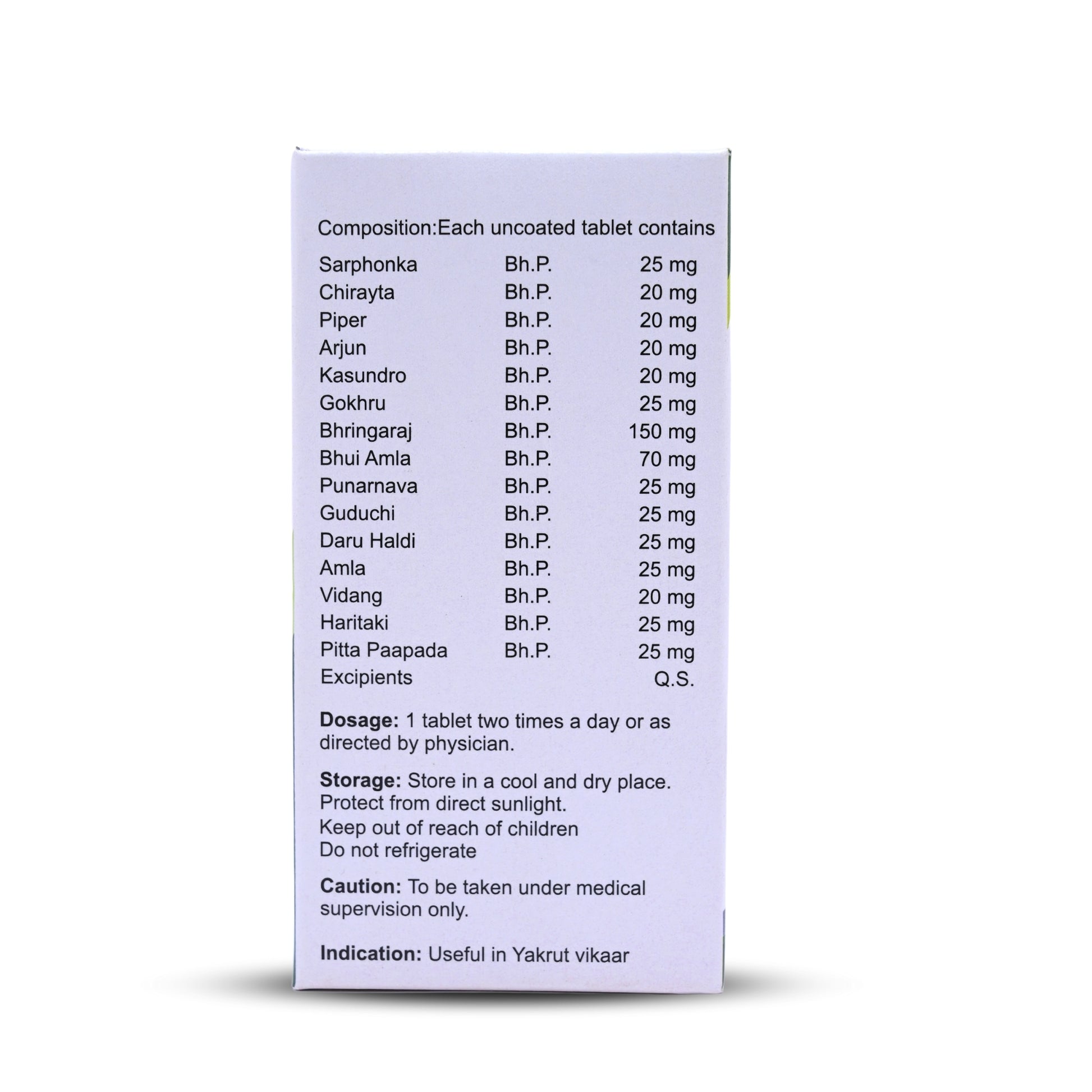 Livospar tablet (Liver Tablet).
