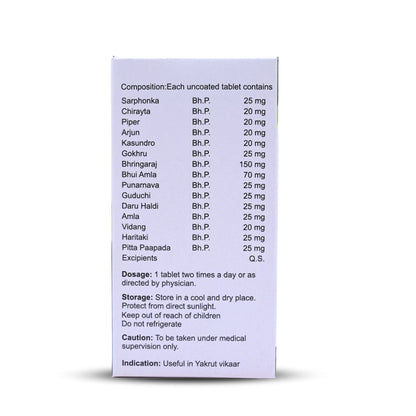 Livospar tablet (Liver Tablet).