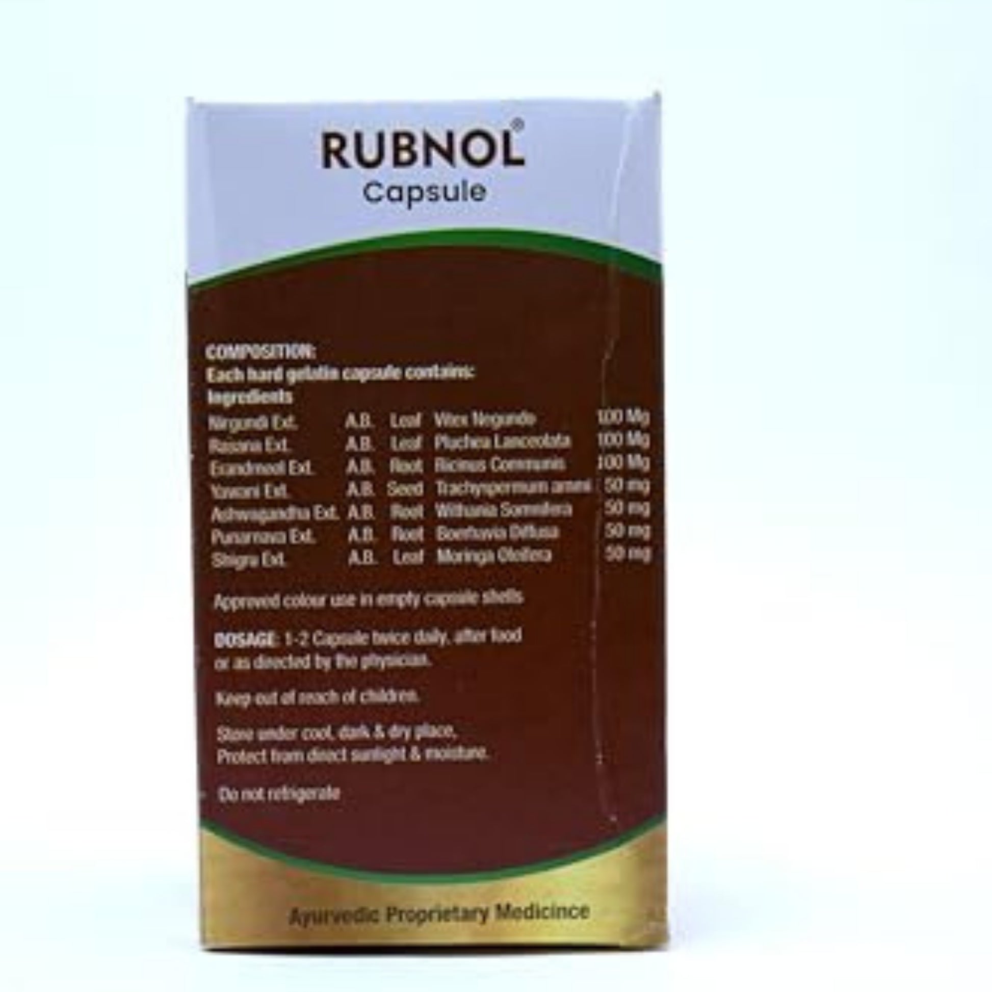 Rubnol Capsule (Pain Relief Capsule).