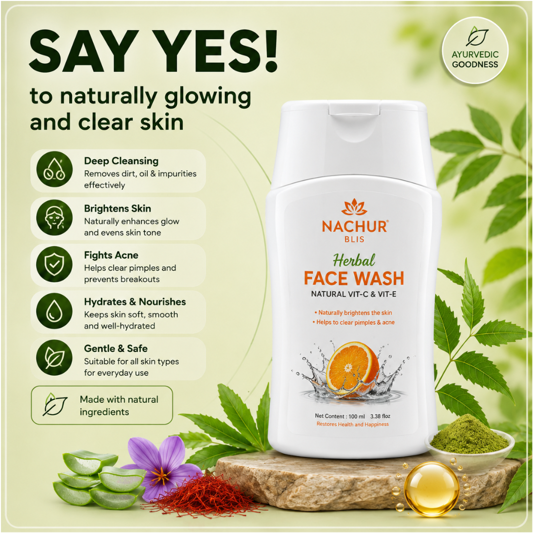 Nachur Blis Herbal Face Wash (For Skin Care)