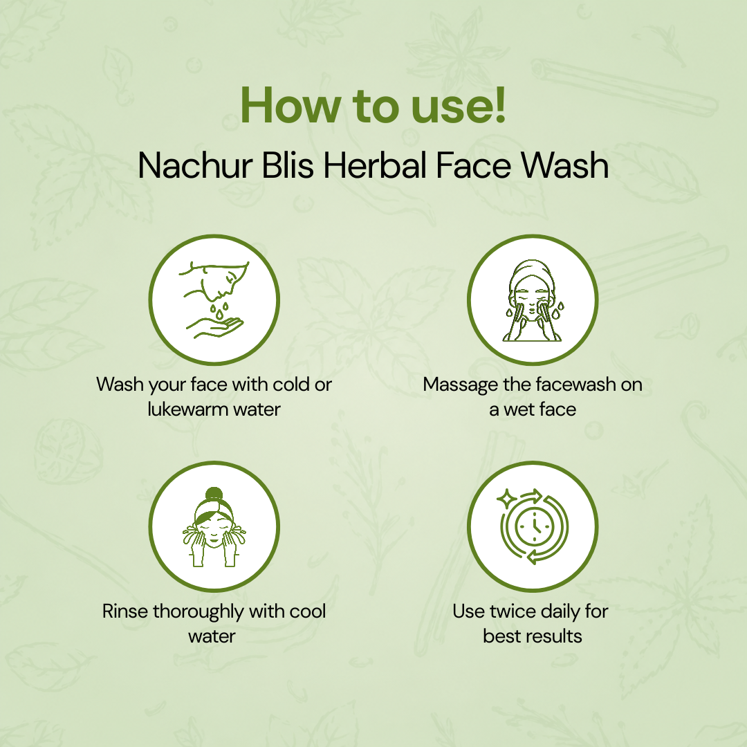 Nachur Blis Herbal Face Wash (For Skin Care)