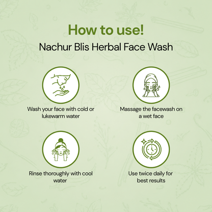 Nachur Blis Herbal Face Wash (For Skin Care)