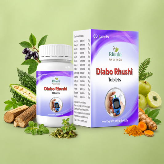 Diabo Rhushi Tablet | Ayurvedic Sugar Management & Metabolic Support | 100% Natural