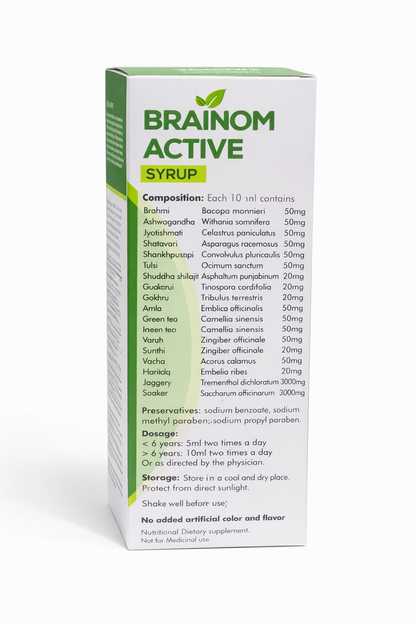Brainom Active Syrup(Boost Mental Wellness)